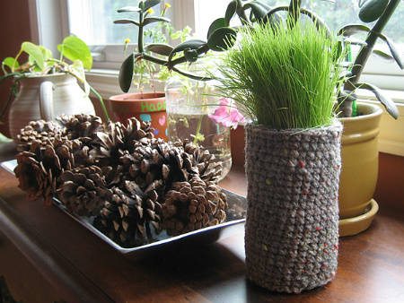 crochet indoor garden