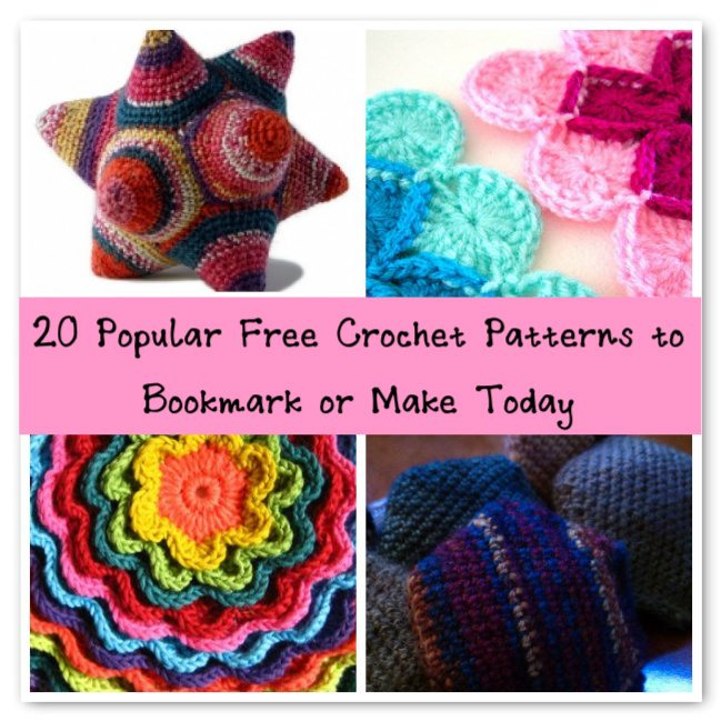 popular free crochet patterns