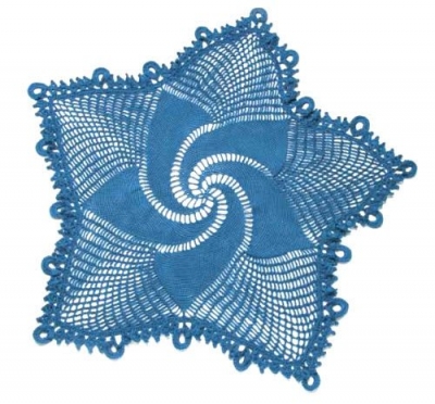 crochet mandala throw