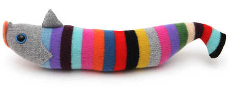 striped knit fish