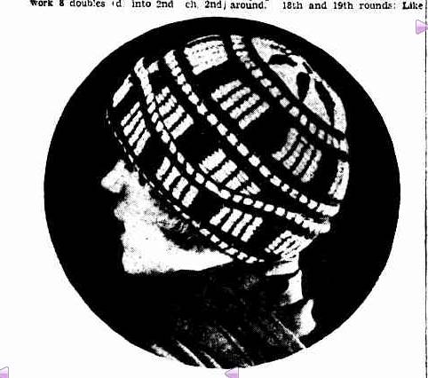 1930 crochet hat