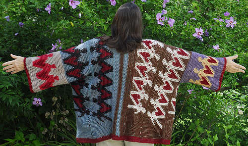tapestry crochet sweater