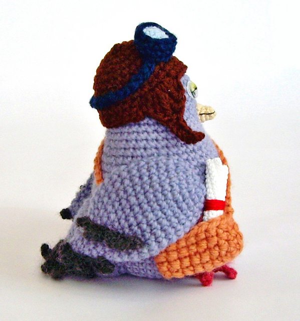 crochet messenger pigeon