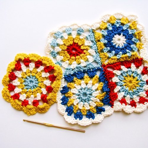 crochet granny squares