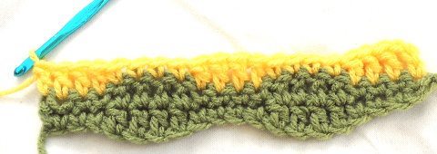 crochet wave stitch