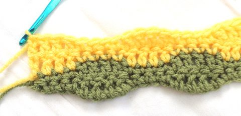 crochet wave stitch