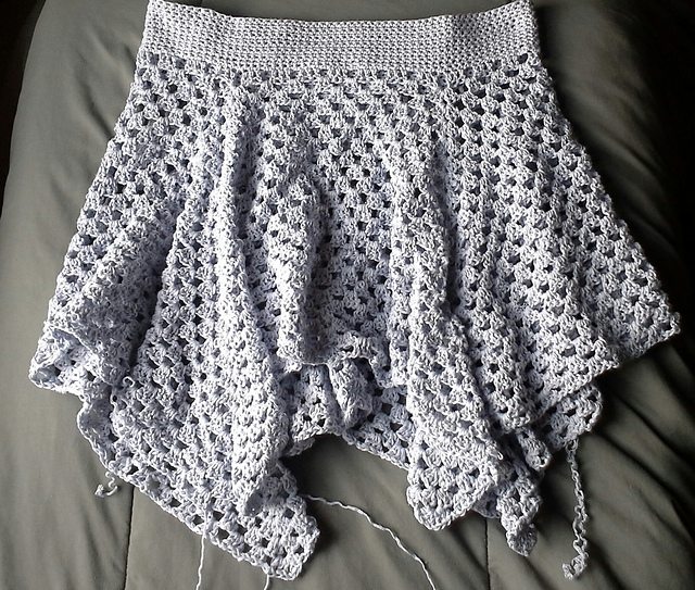 crochet granny skirt free pattern