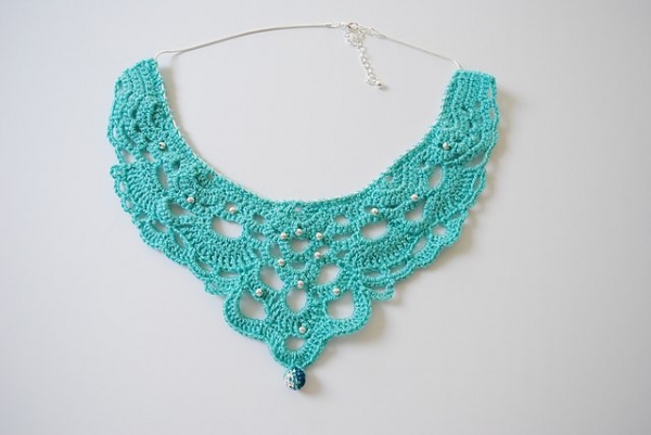 crochet necklace free pattern