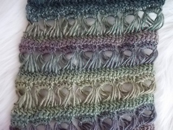 crochet scarf pattern broomstick lace