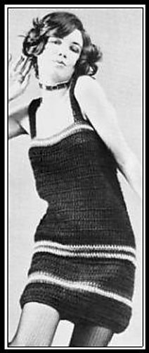 vintage crochet dress pattern