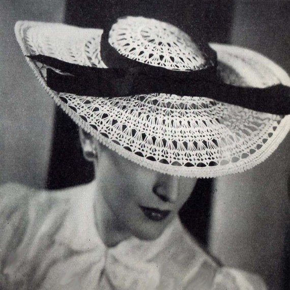 1938 crochet hat pattern