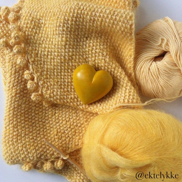 ektelykke crochet knit yellow