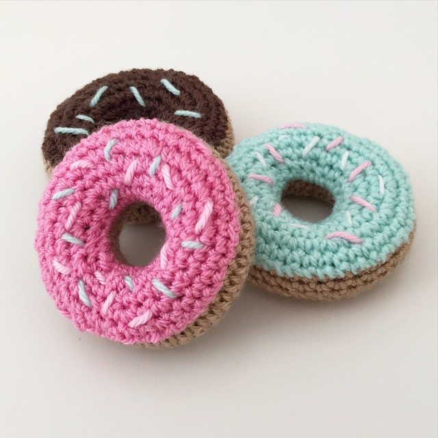 littlefoxcrochet crochet donuts