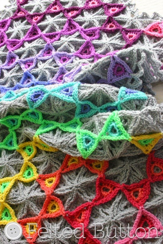 crochet prism blanket pattern