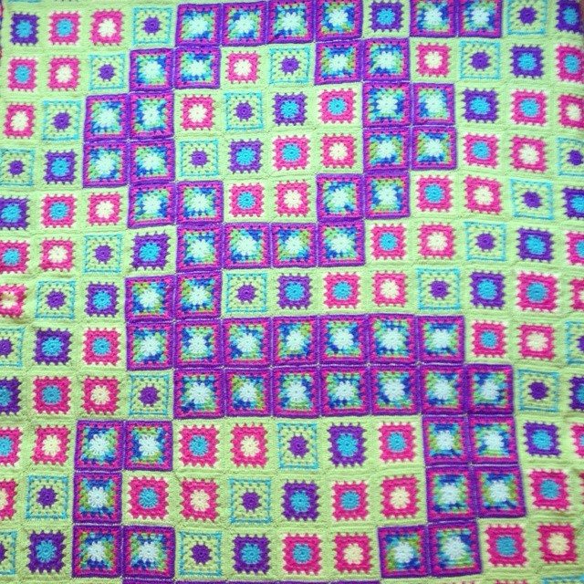 flamingpot first crochet blanket