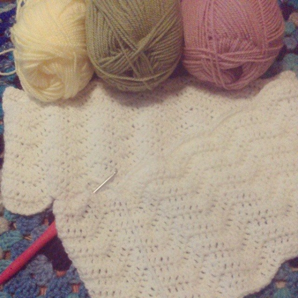 forestflowerdesigns crochet baby blanket