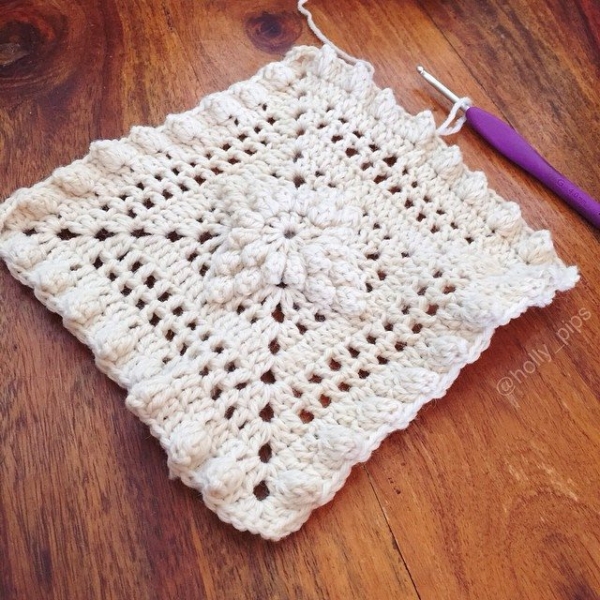 holly_pips crochet lace baby blanket etsy pattern
