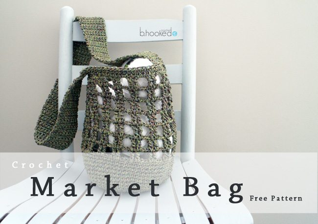 cordial yarn crochet market bag free pattern