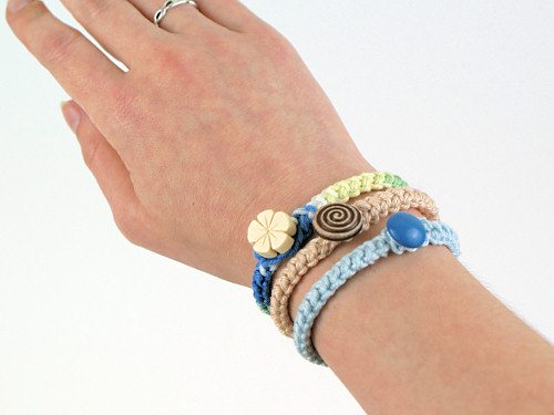 crochet bracelet free pattern
