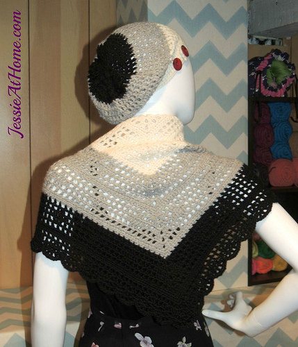 crochet hat and shawl pattern