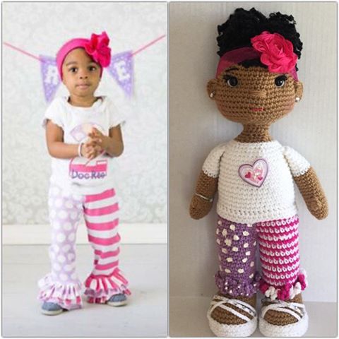 crochet lookalike doll by offdhookcreations