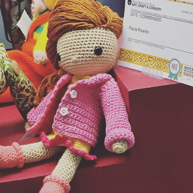 flamingpot crochet doll