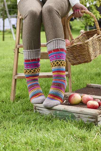 crochet socks