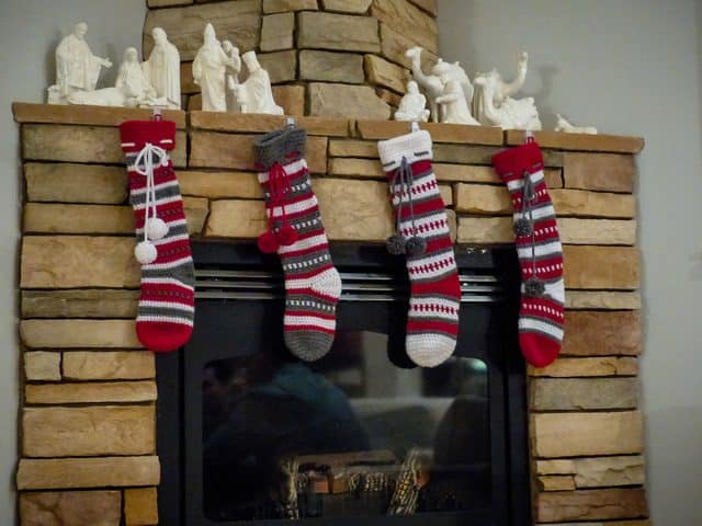 crochet stockings by erna