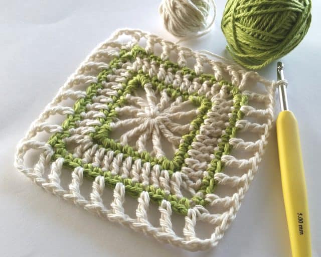mindful crochet square pattern