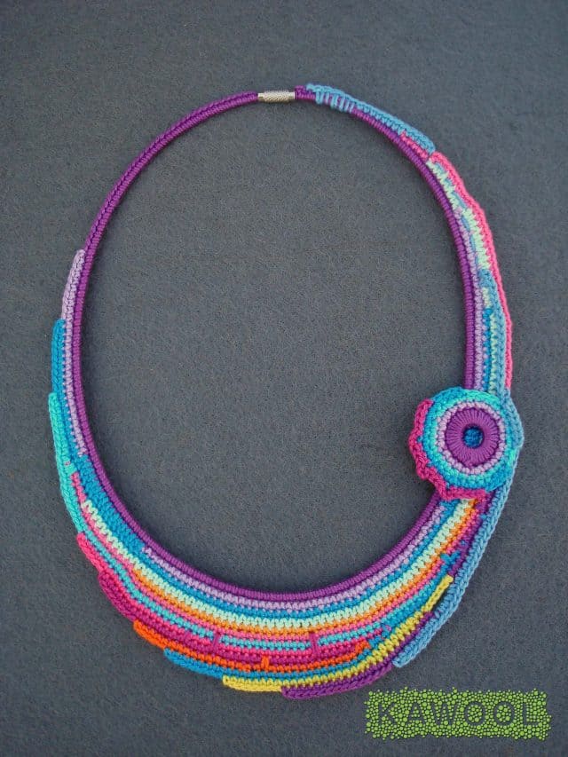 kawool crochet jewelry