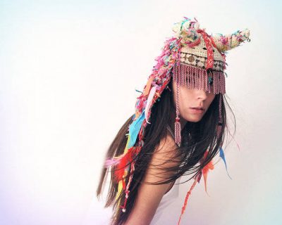 tribal crochet headdress