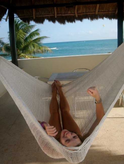 crochet beach hammock