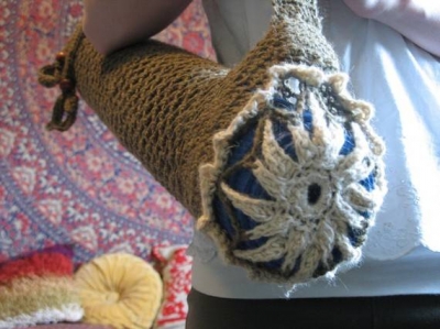 crochet yoga mat bag