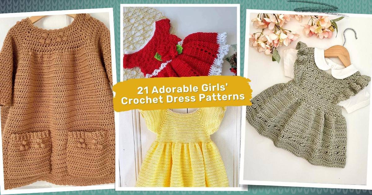 crochet patterns for girls dresses