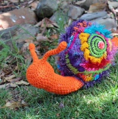 crochet snail