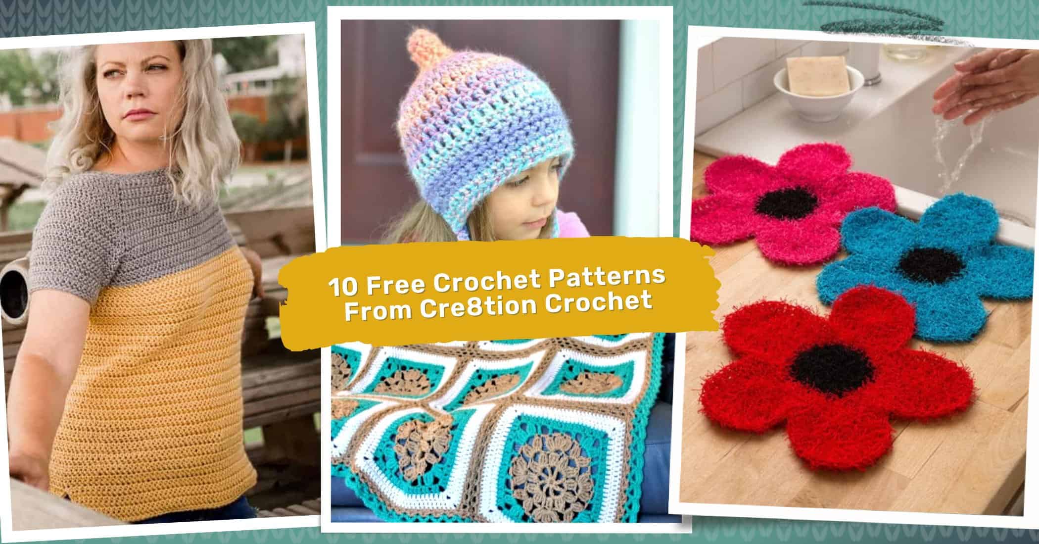 Free Crochet Patterns From cre8tion Crochet