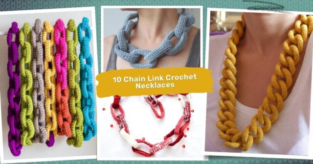 Chain Link Crochet Necklaces