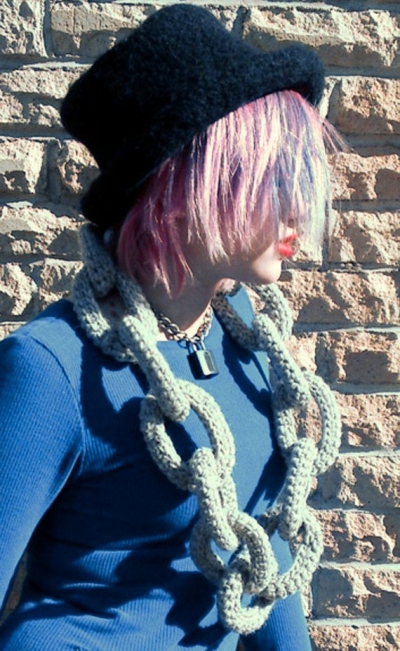 crochet chain link large
