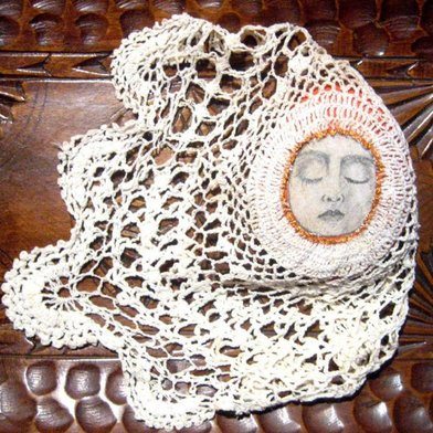 crochet stone art