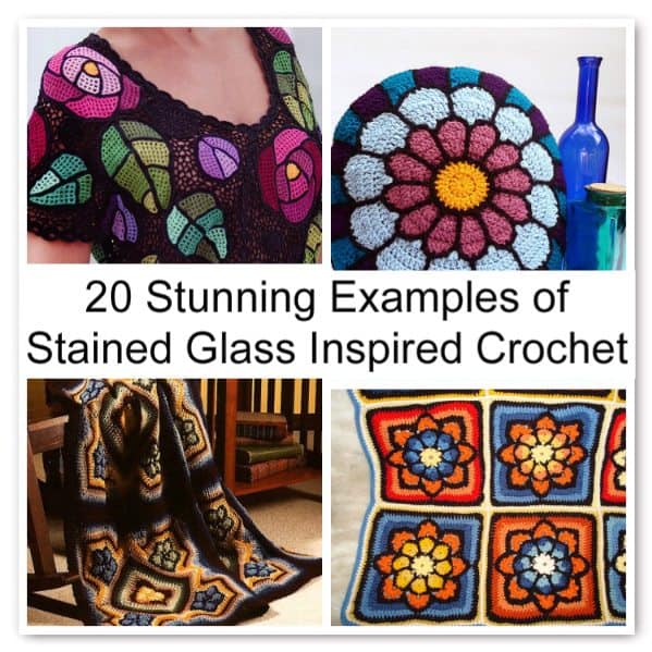 Tøm skraldespanden væsentligt Integrere 20 Stunning Examples of Stained Glass Inspired Crochet – Crochet Patterns,  How to, Stitches, Guides and more