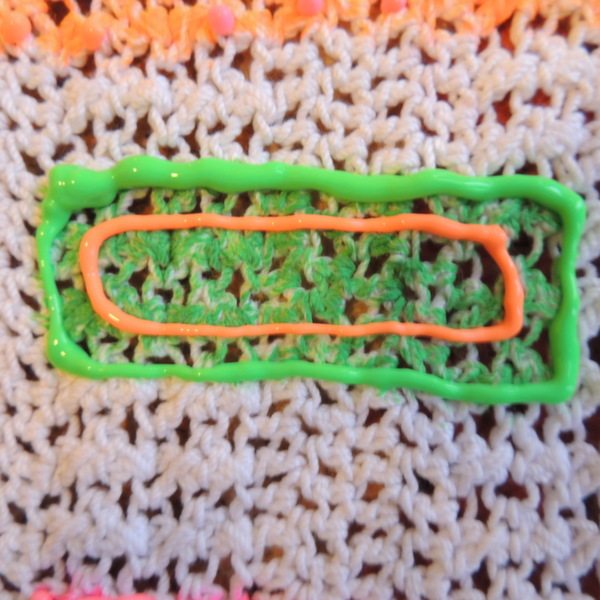 crochet fabric marker