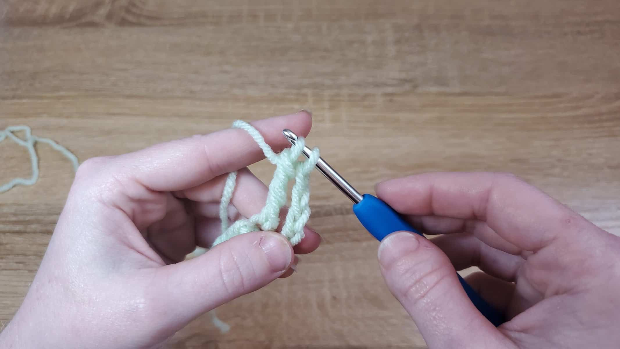 Basic Stitches Taller Than the Treble crochet step 6