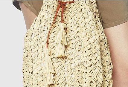 red envelope crochet purse