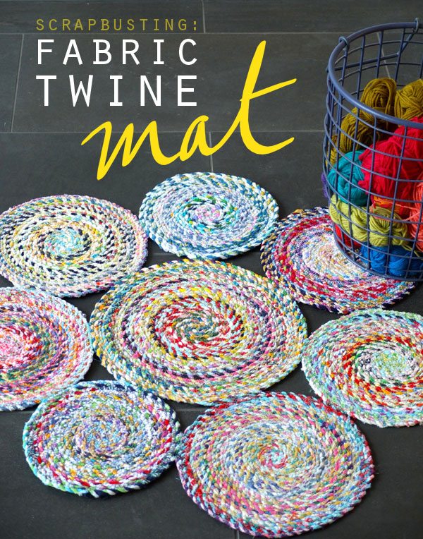 crochet fabric mat tutorial
