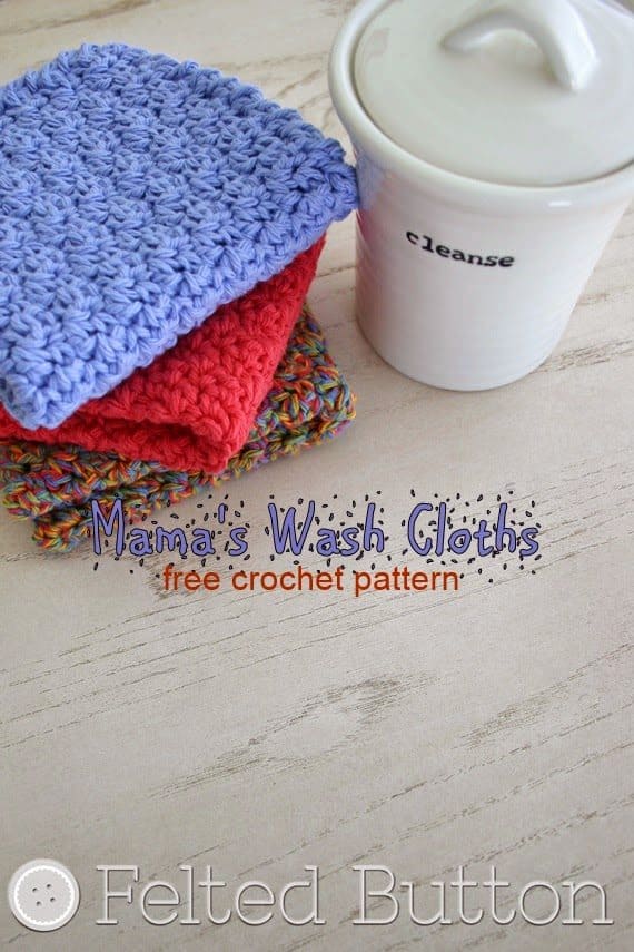 free crochet washcloth pattern