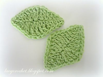 crochet leaf pattern