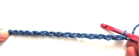xdc crochet stitch chain