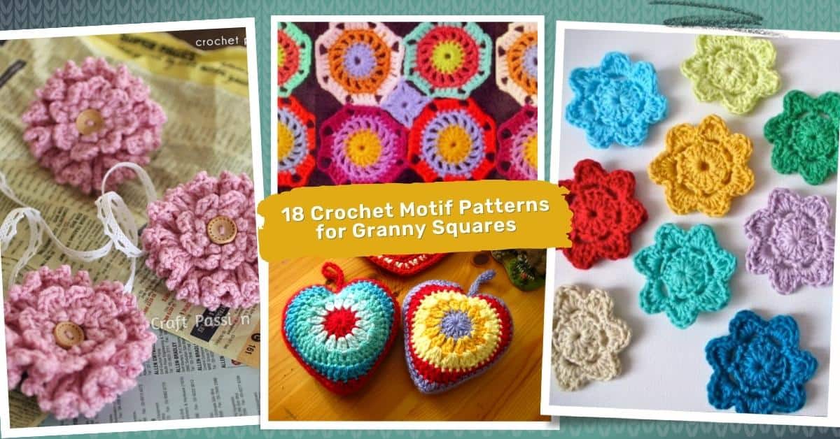 crochet motif patterns for granny squares