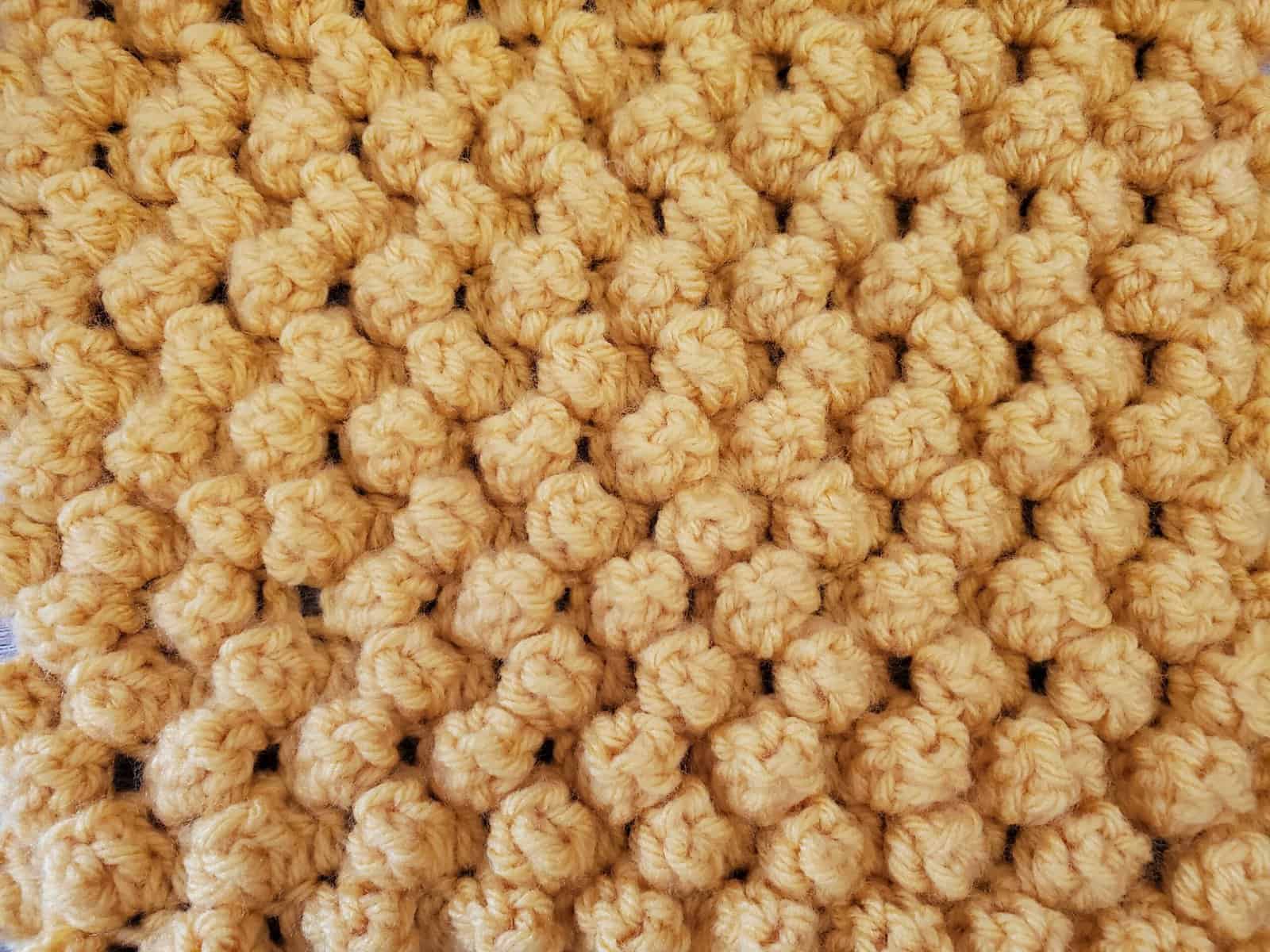 crochet popcorn