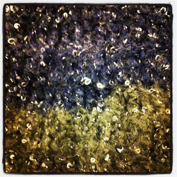fuzzy crochet cowl